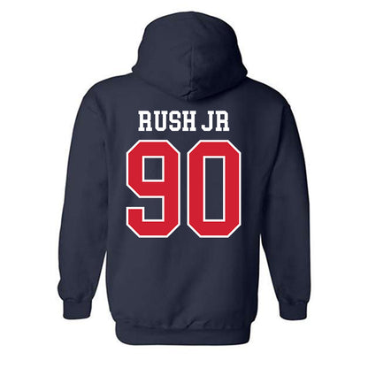Ole Miss - NCAA Football : Jeffery Rush Jr - Replica Shersey Hooded Sweatshirt-1