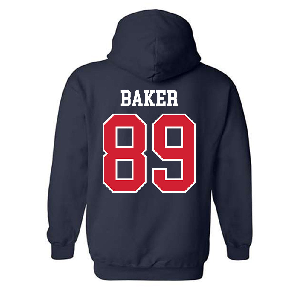 Ole Miss - NCAA Football : Mikey Baker - Replica Shersey Hooded Sweatshirt-1