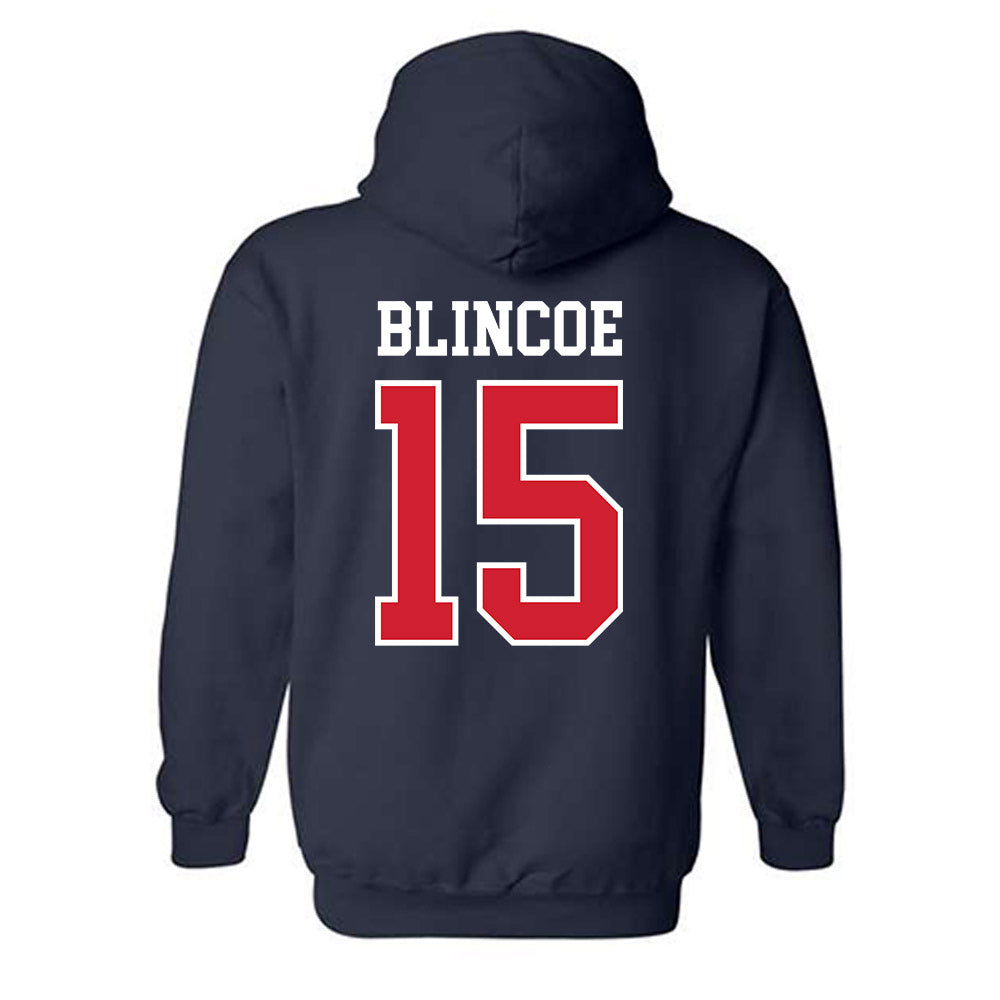 Ole Miss - NCAA Women's Soccer : Tate Blincoe - Replica Shersey Hooded Sweatshirt-1