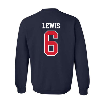 Ole Miss - NCAA Women's Volleyball : Aniya Lewis - Replica Shersey Crewneck Sweatshirt-1