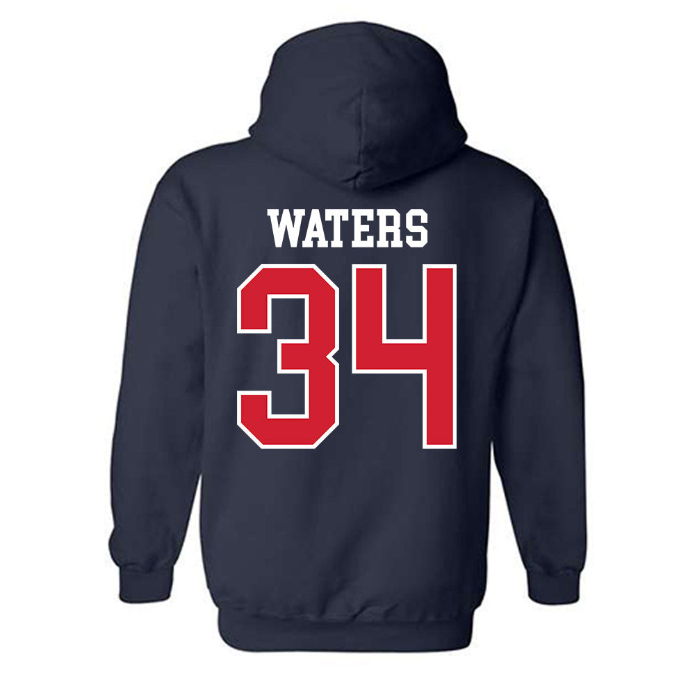 Ole Miss - NCAA Baseball : Landon Waters - Replica Shersey Hooded Sweatshirt-1