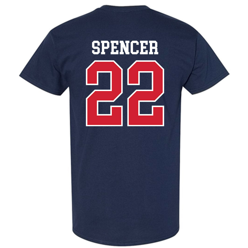 Ole Miss - NCAA Baseball : Connor Spencer - Replica Shersey T-Shirt-1