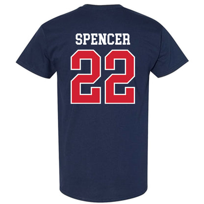 Ole Miss - NCAA Baseball : Connor Spencer - Replica Shersey T-Shirt-1