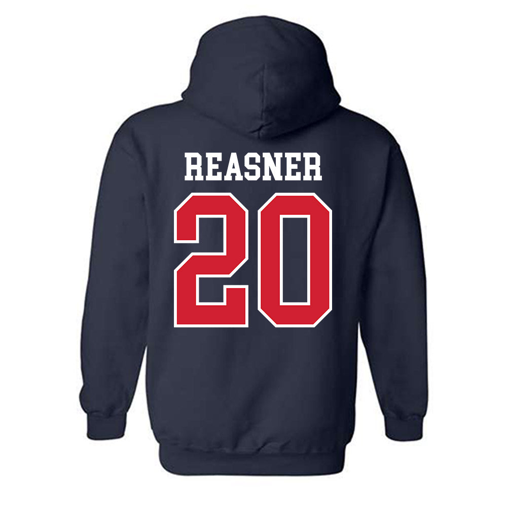 Ole Miss - NCAA Softball : Cassie Reasner - Replica Shersey Hooded Sweatshirt-1