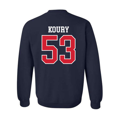 Ole Miss - NCAA Football : Joe Koury - Replica Shersey Crewneck Sweatshirt-1