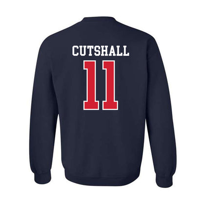 Ole Miss - NCAA Baseball : William Cutshall - Replica Shersey Crewneck Sweatshirt-1