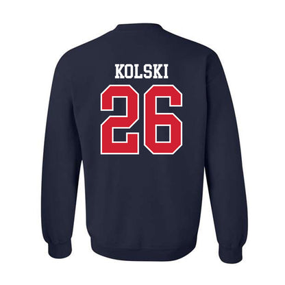 Ole Miss - NCAA Women's Soccer : Allison Kolski - Replica Shersey Crewneck Sweatshirt-1