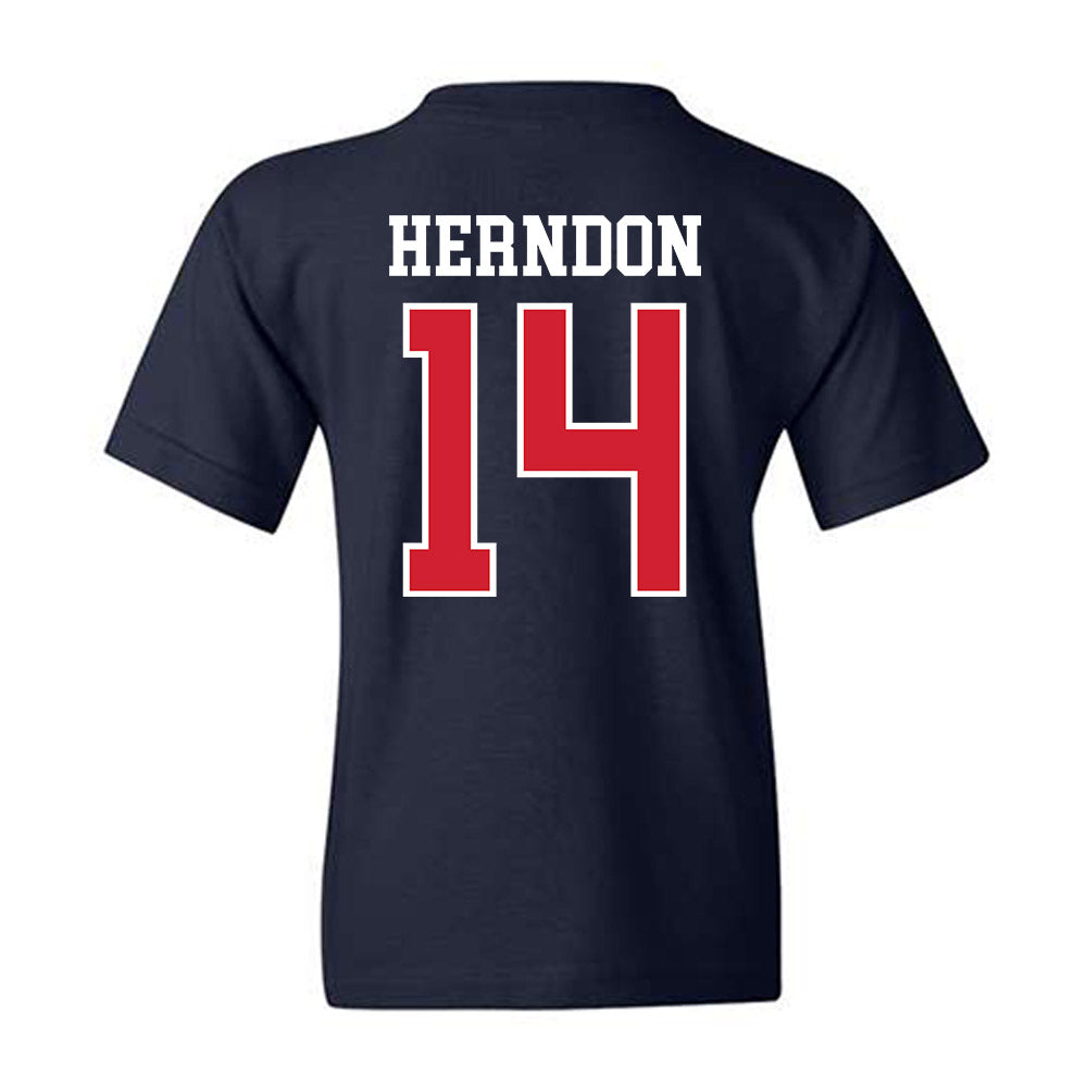 Ole Miss - NCAA Softball : Abby Herndon - Replica Shersey Youth T-Shirt-1