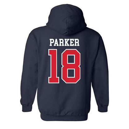 Ole Miss - NCAA Baseball : Greyson Parker - Replica Shersey Hooded Sweatshirt-1