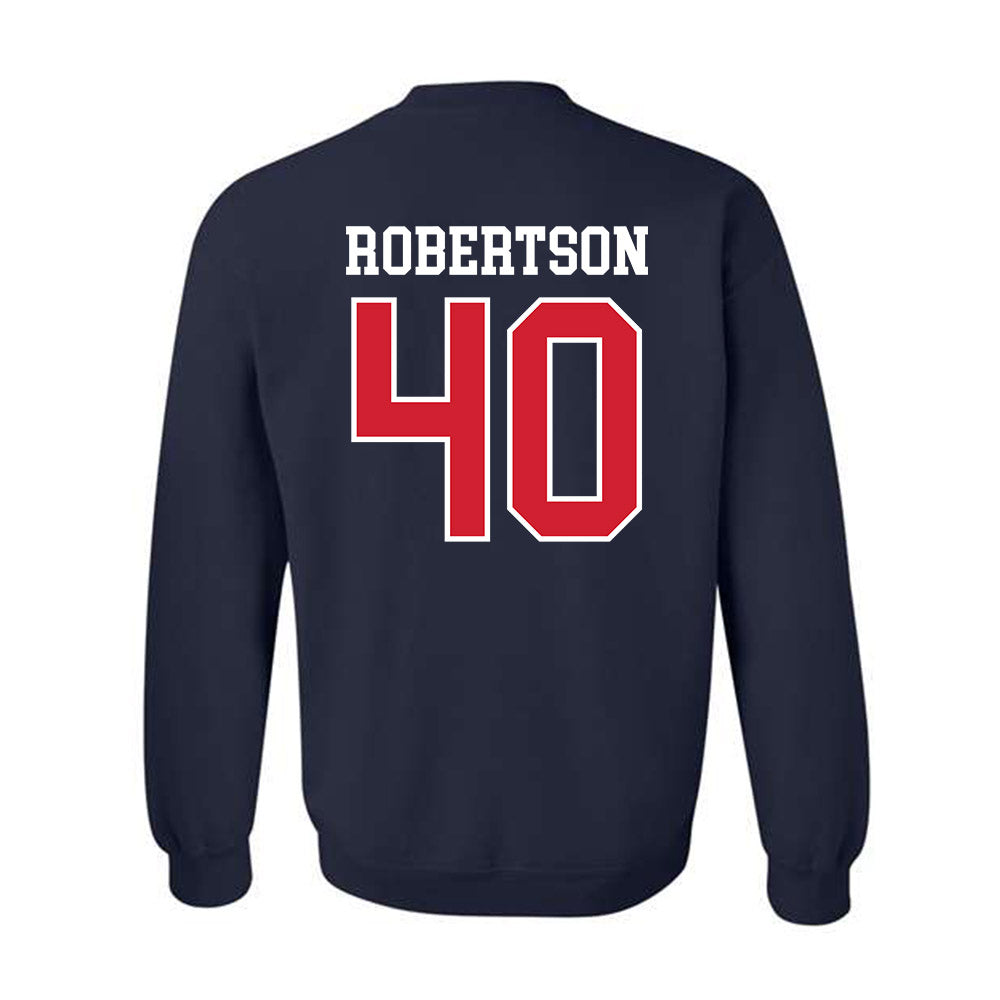 Ole Miss - NCAA Baseball : JP Robertson - Replica Shersey Crewneck Sweatshirt-1