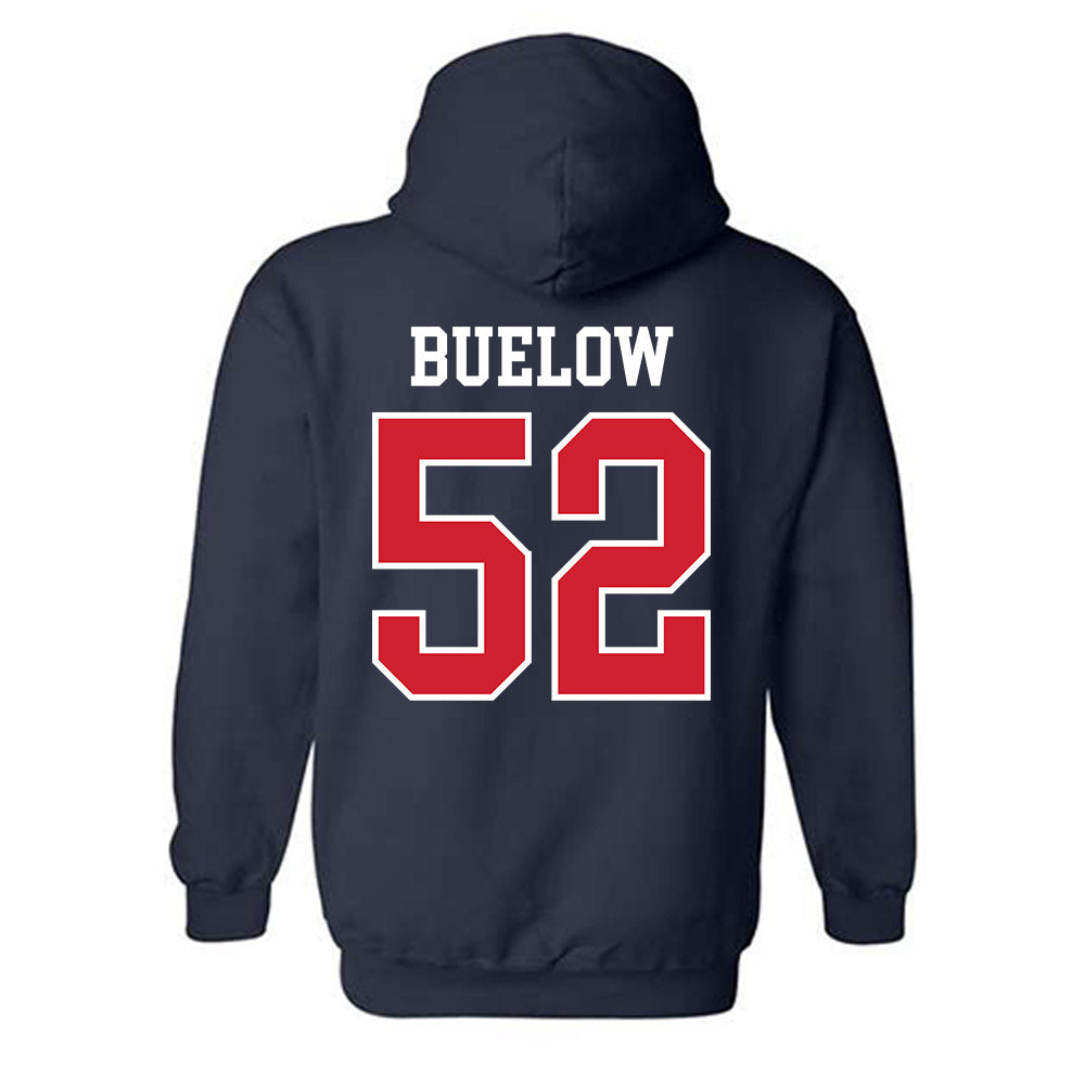 Ole Miss - NCAA Football : Julius Buelow - Replica Shersey Hooded Sweatshirt-1