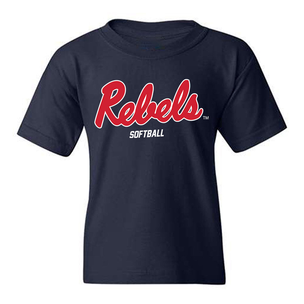Ole Miss - NCAA Softball : rachel connors - Replica Shersey Youth T-Shirt-0