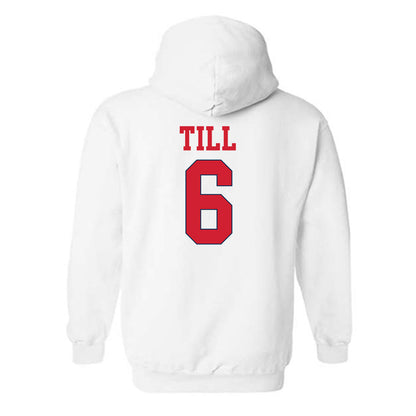 Ole Miss - NCAA Softball : Kaidance Till - Replica Shersey Hooded Sweatshirt-1