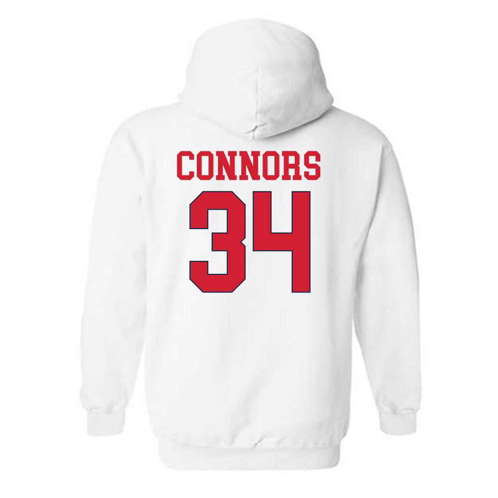 Ole Miss - NCAA Softball : rachel connors - Replica Shersey Hooded Sweatshirt-1