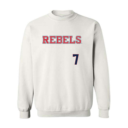 Ole Miss - NCAA Softball : Emilee Boyer - Replica Shersey Crewneck Sweatshirt-0