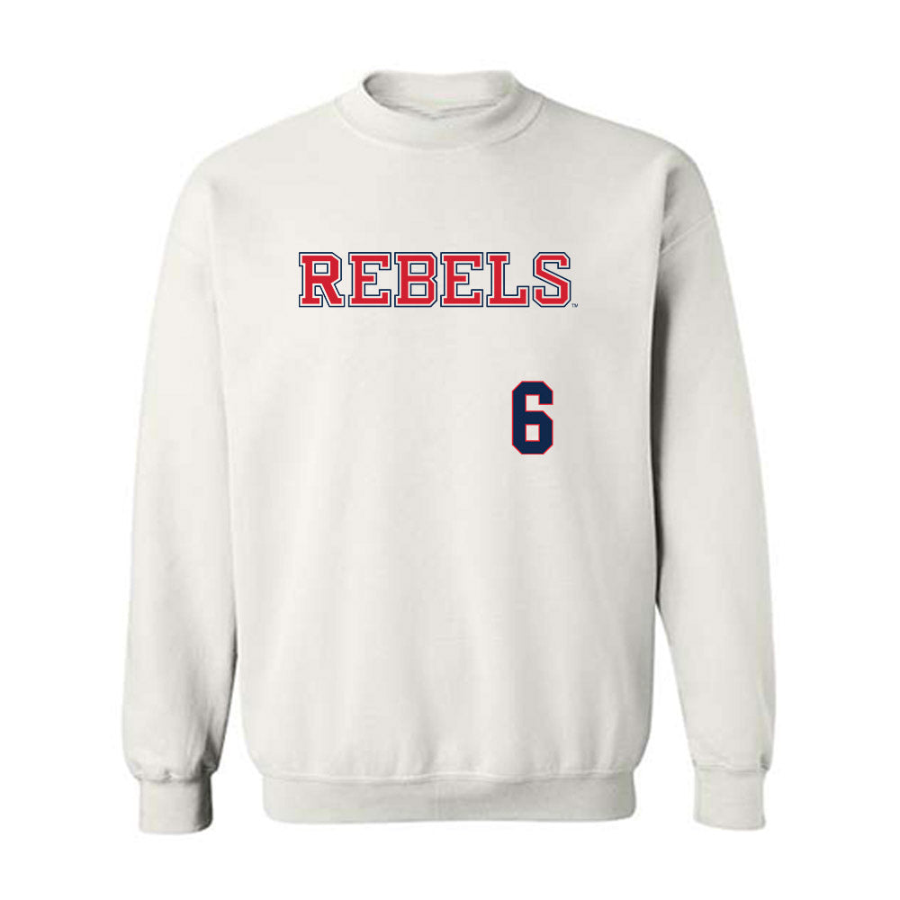 Ole Miss - NCAA Softball : Kaidance Till - Replica Shersey Crewneck Sweatshirt-0
