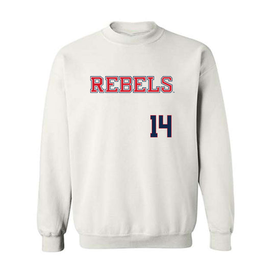 Ole Miss - NCAA Softball : Abby Herndon - Replica Shersey Crewneck Sweatshirt-0