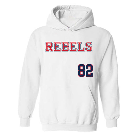 Ole Miss - NCAA Softball : Graycen Jordan - Replica Shersey Hooded Sweatshirt-0