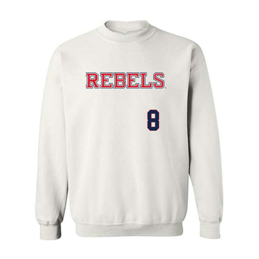 Ole Miss - NCAA Softball : Kennedy Bunker - Replica Shersey Crewneck Sweatshirt-0