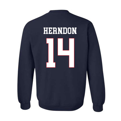 Ole Miss - NCAA Softball : Abby Herndon - Replica Shersey Crewneck Sweatshirt-1