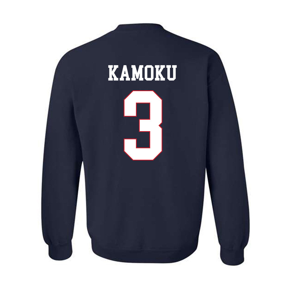 Ole Miss - NCAA Softball : Keila Kamoku - Replica Shersey Crewneck Sweatshirt-1