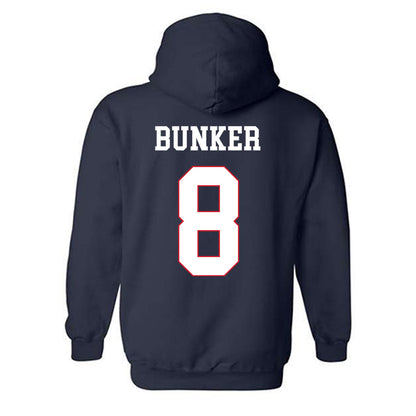 Ole Miss - NCAA Softball : Kennedy Bunker - Replica Shersey Hooded Sweatshirt-1