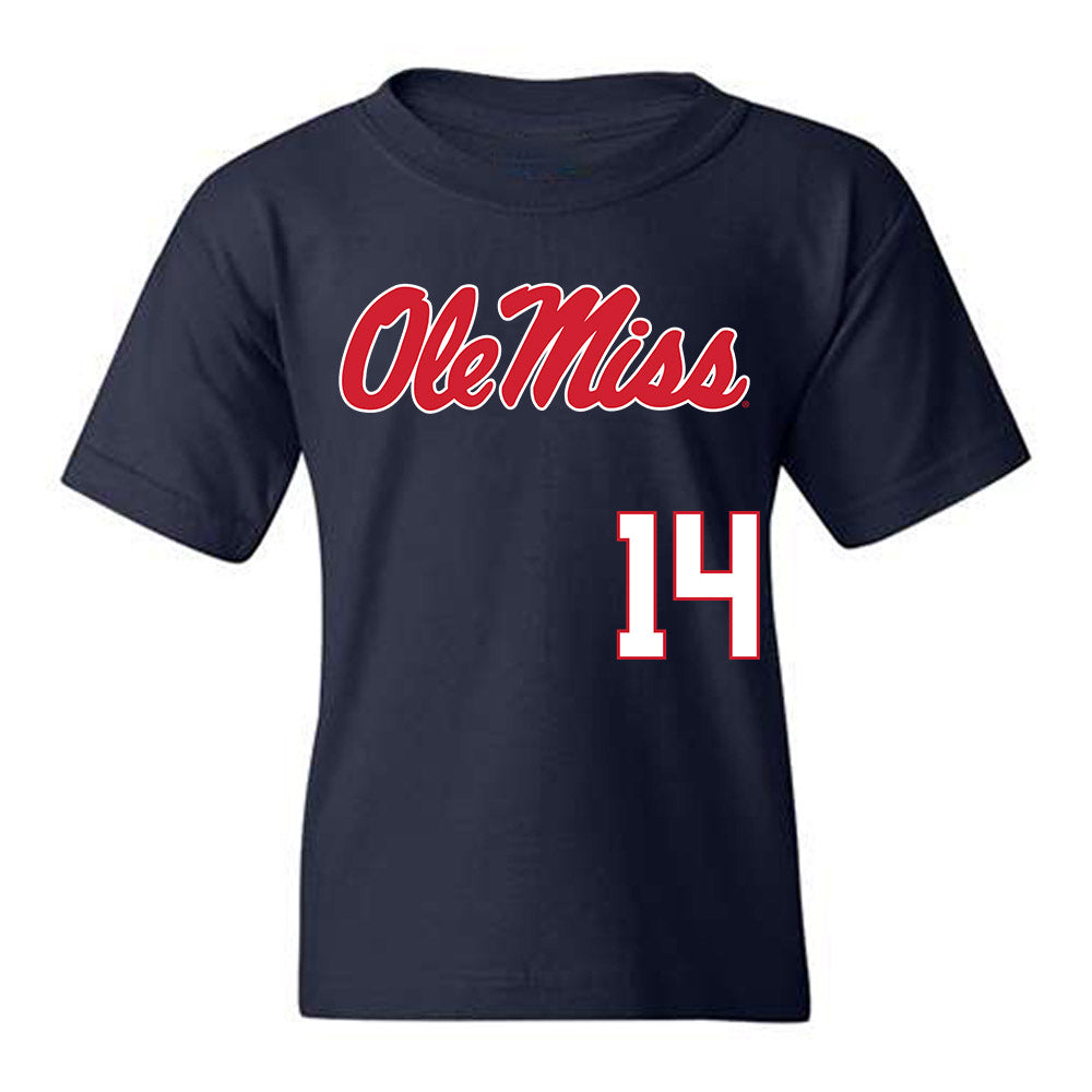 Ole Miss - NCAA Softball : Abby Herndon - Replica Shersey Youth T-Shirt-0