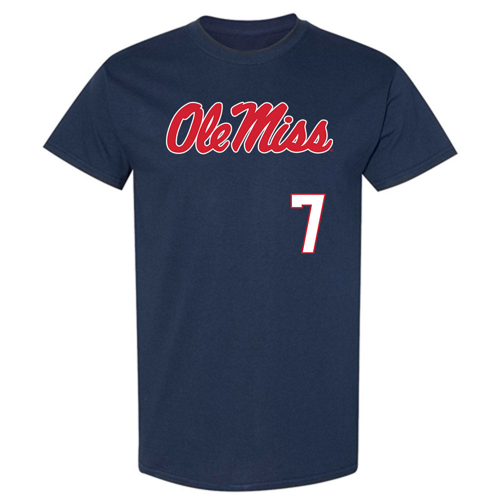 Ole Miss - NCAA Softball : Emilee Boyer - Replica Shersey T-Shirt-0