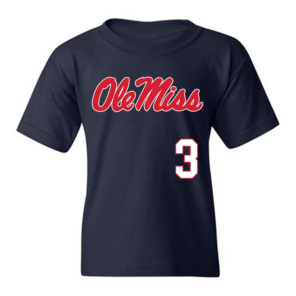 Ole Miss - NCAA Softball : Keila Kamoku - Replica Shersey Youth T-Shirt-0