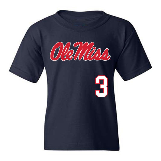 Ole Miss - NCAA Softball : Keila Kamoku - Replica Shersey Youth T-Shirt-0