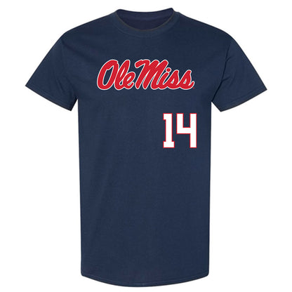 Ole Miss - NCAA Softball : Abby Herndon - Replica Shersey T-Shirt-0