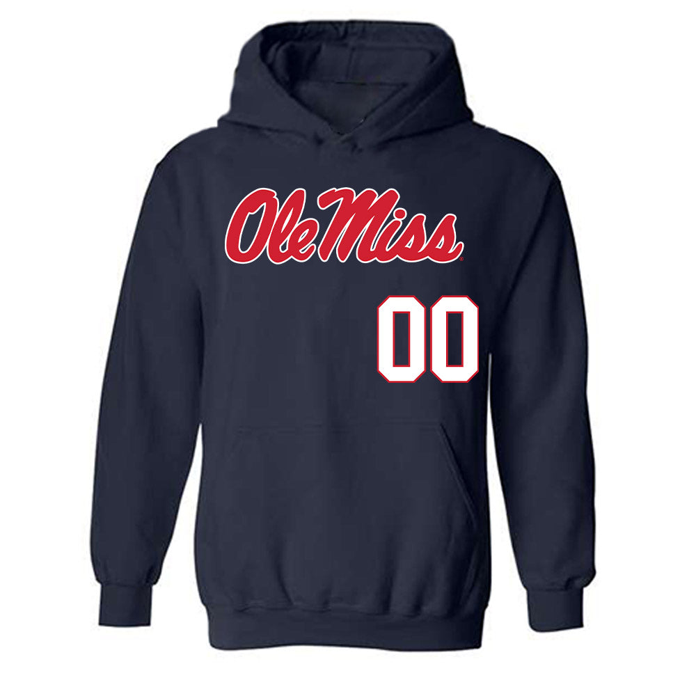 Ole Miss - NCAA Softball : Cassidy Patterson - Replica Shersey Hooded Sweatshirt-0