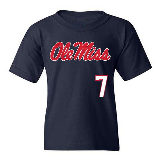 Ole Miss - NCAA Softball : Emilee Boyer - Replica Shersey Youth T-Shirt-0