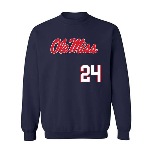Ole Miss - NCAA Softball : Payton Kennedy - Replica Shersey Crewneck Sweatshirt-0