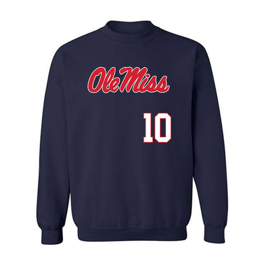 Ole Miss - NCAA Softball : Izzy Rettiger - Replica Shersey Crewneck Sweatshirt-0