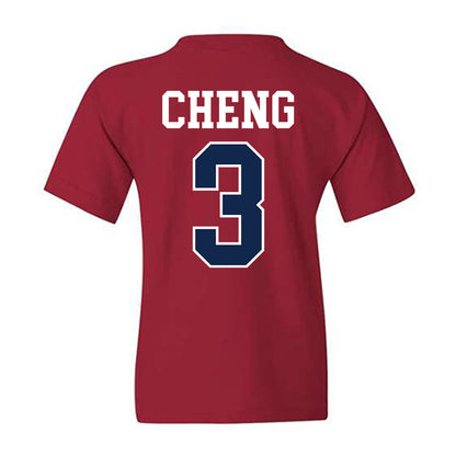 Ole Miss - NCAA Baseball : Luke Cheng - Fashion Shersey Youth T-Shirt-1