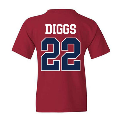 Ole Miss - NCAA Football : Logan Diggs - Fashion Shersey Youth T-Shirt-1
