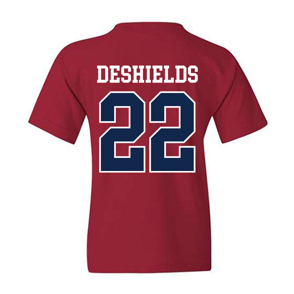 Ole Miss - NCAA Women's Basketball : Denim DeShields - Fashion Shersey Youth T-Shirt-1