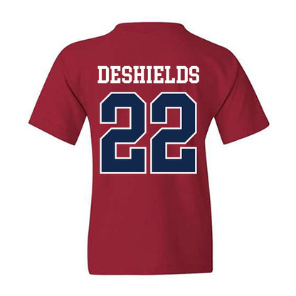 Ole Miss - NCAA Women's Basketball : Denim DeShields - Fashion Shersey Youth T-Shirt-1