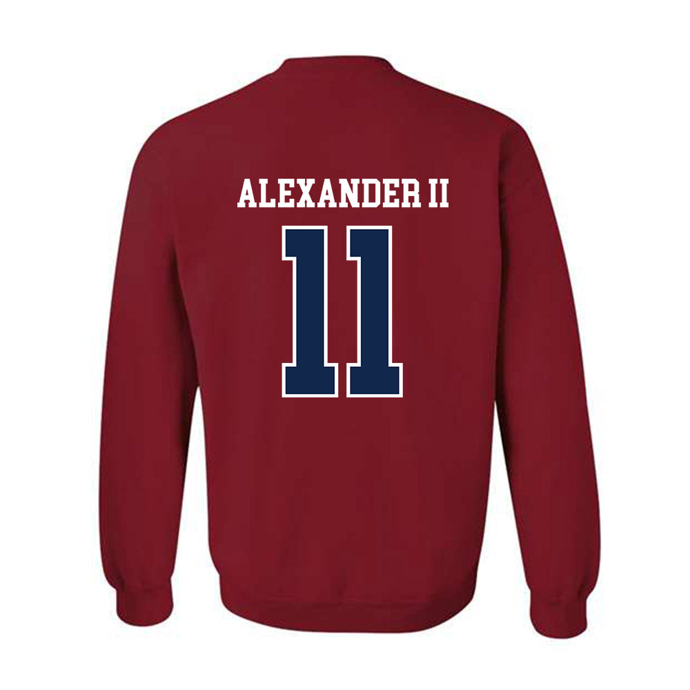 Ole Miss - NCAA Football : Hilton Deuce Alexander II - Fashion Shersey Crewneck Sweatshirt-1