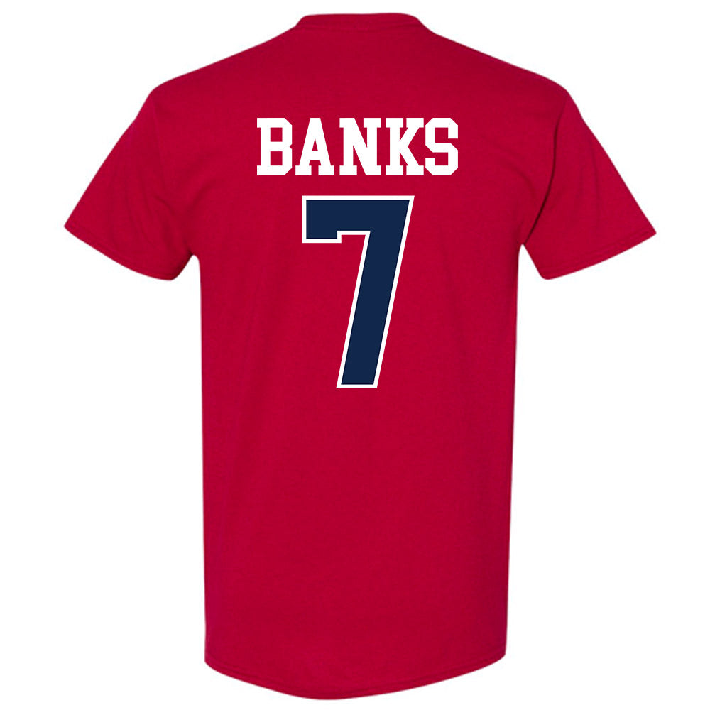 Ole Miss - NCAA Football : Travaris Banks - Fashion Shersey T-Shirt-1