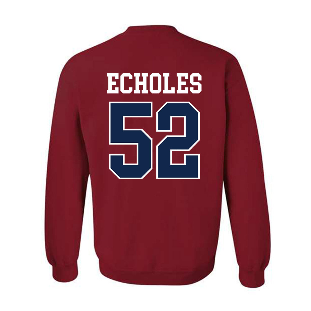 Ole Miss - NCAA Football : William Echoles - Fashion Shersey Crewneck Sweatshirt-1