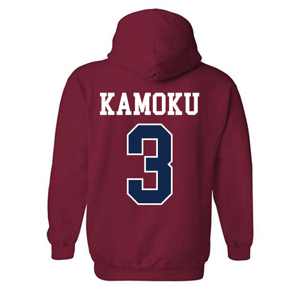 Ole Miss - NCAA Softball : Keila Kamoku - Fashion Shersey Hooded Sweatshirt-1