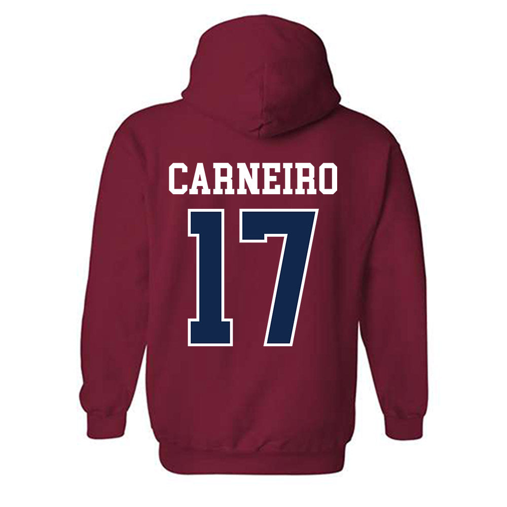 Ole Miss - NCAA Football : Lucas Carneiro - Fashion Shersey Hooded Sweatshirt-1