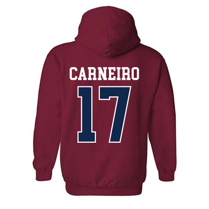 Ole Miss - NCAA Football : Lucas Carneiro - Fashion Shersey Hooded Sweatshirt-1