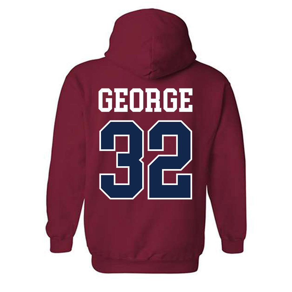 Ole Miss - NCAA Softball : Madilynn George - Fashion Shersey Hooded Sweatshirt-1