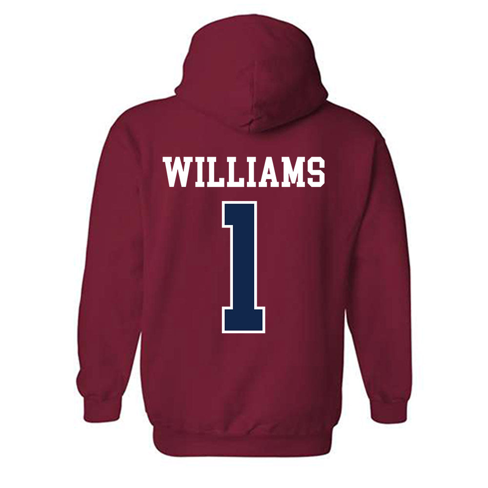 Ole Miss - NCAA Football : Ayden Williams - Fashion Shersey Hooded Sweatshirt