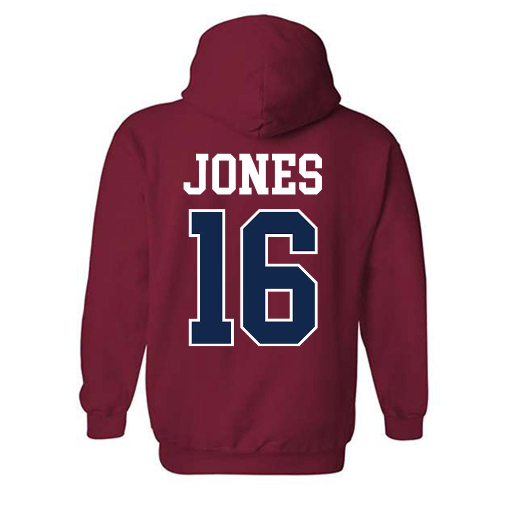 Ole Miss - NCAA Baseball : Brayden Jones - Fashion Shersey Hooded Sweatshirt-1