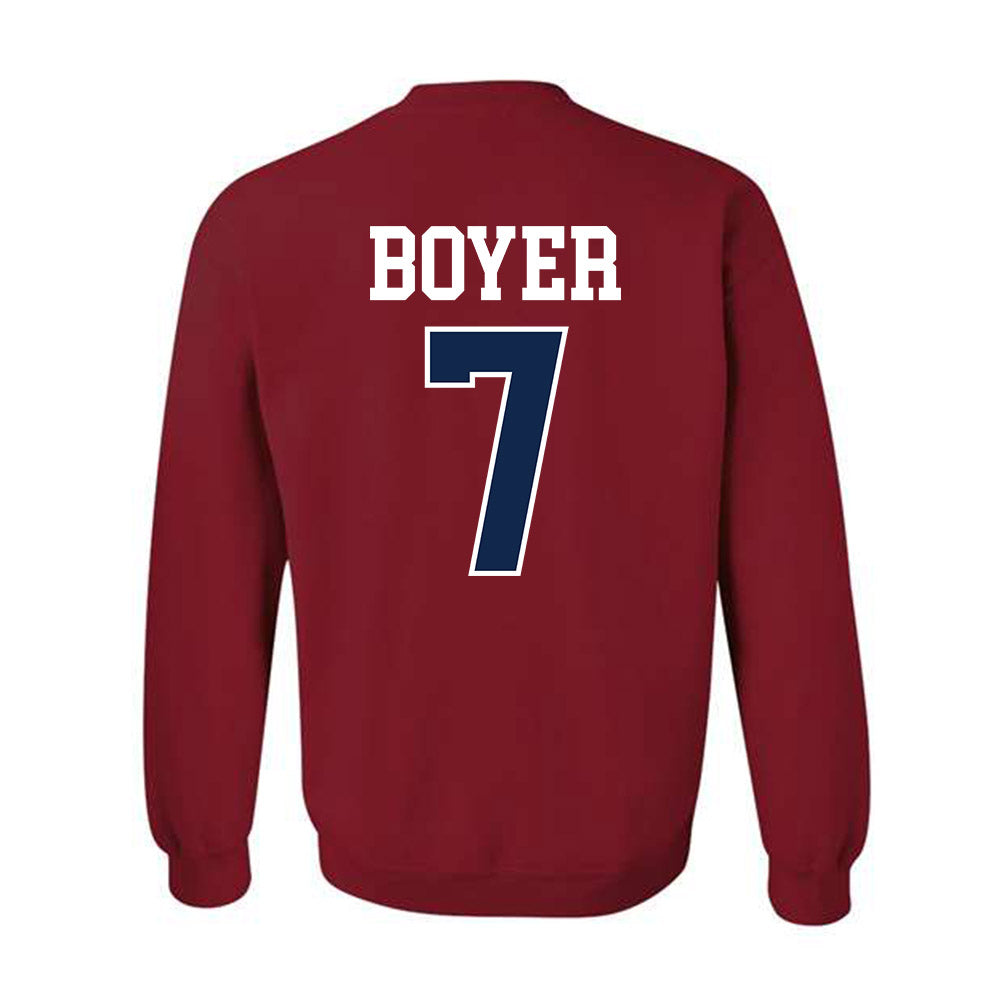 Ole Miss - NCAA Softball : Emilee Boyer - Fashion Shersey Crewneck Sweatshirt-1