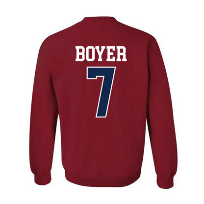Ole Miss - NCAA Softball : Emilee Boyer - Fashion Shersey Crewneck Sweatshirt-1